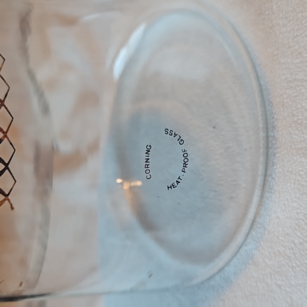 Corning Mid Century Coffee Carafe 4 Cup With Lid Vintage Clear Glass
